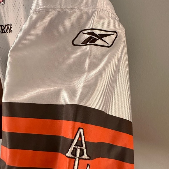 Reebok Men’s Cleveland Browns white Brady Quinn size 54 jersey - Picture 5 of 5